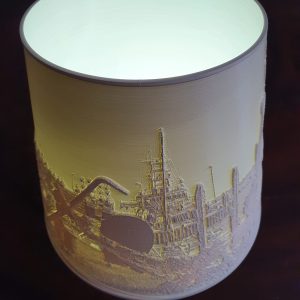 Lithophane lampkappen