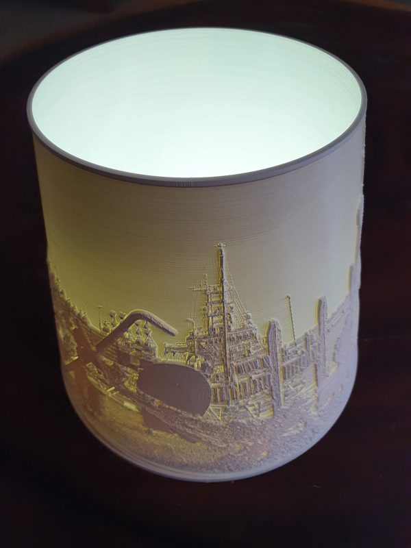 Lithophane lampkappen